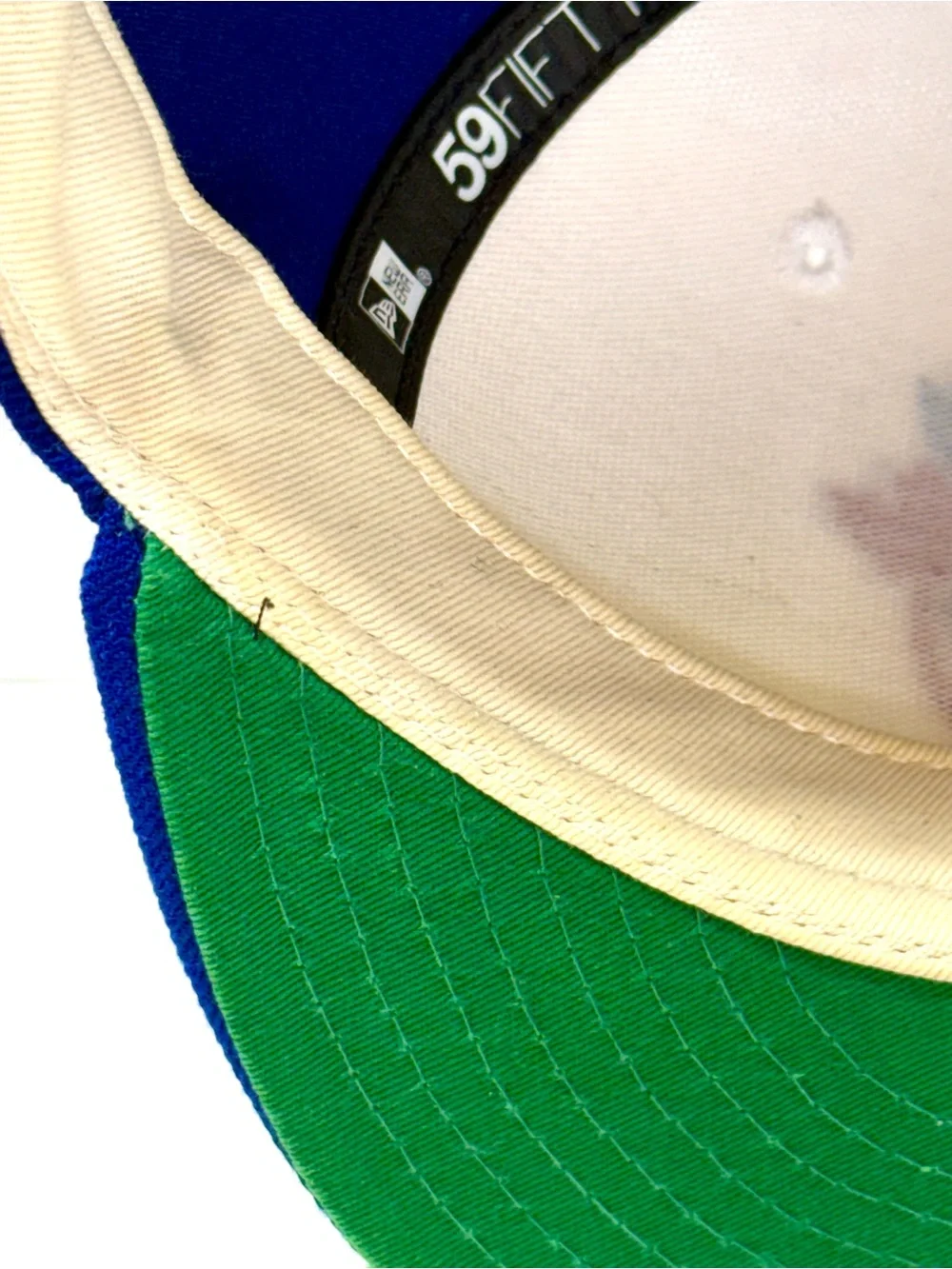 Toronto Blue Jays Retro New Era 59Fifty Fitted Hat/Cap 7 58 2tone Green Uv